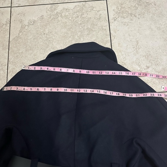 BA&SH haya belted navy wool blend coat FINAL PRICE - Picture 13 of 15